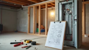 Essential safety components in basement electrical planning and installation